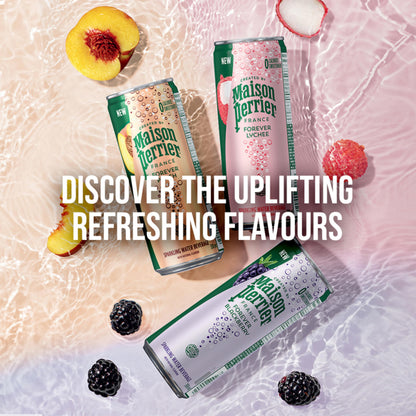Maison Perrier Forever Peach, Sparkling Water Beverage, 24 x 330ml 🍁 All In One Marketplace Canada