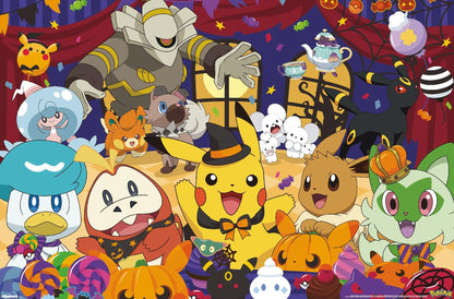 Pokémon: Halloween Party- Group Wall Poster, 34L" x 22.4W", Premium Unframed Version