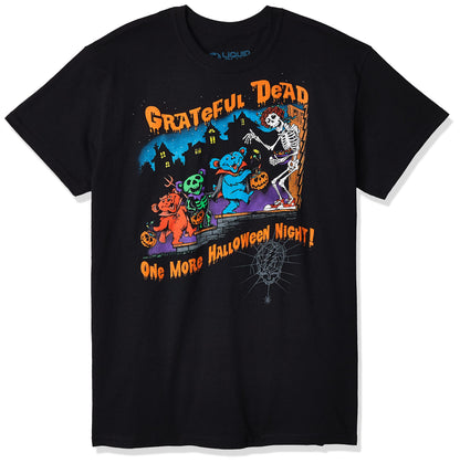 Liquid Blue Grateful Dead One More Halloween Night T-Shirt, Black, Small