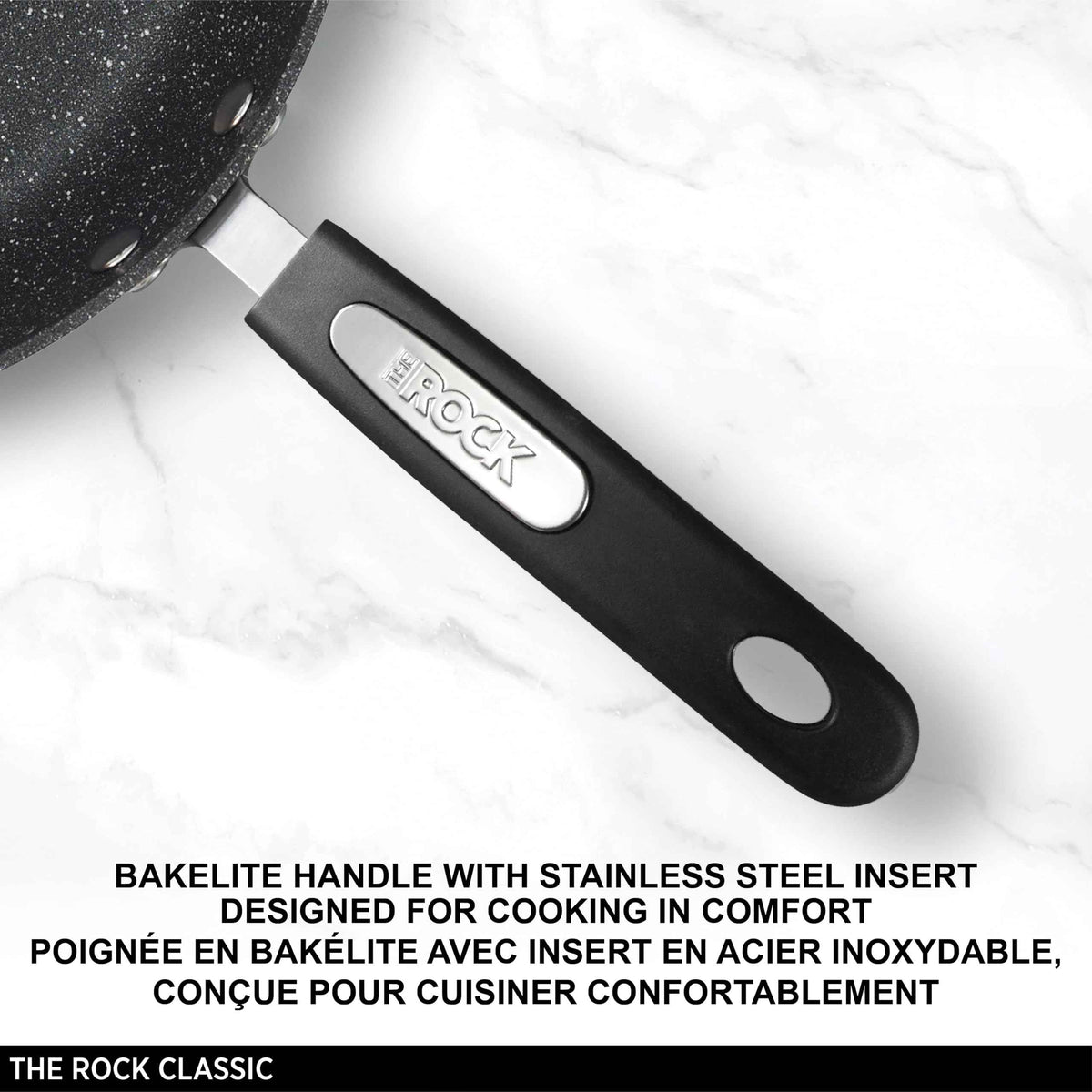 Starfrit The Rock 20cm (8") Non-Stick Fry Pan - Durable Forged Aluminum - Oven Safe - PFOA Free - Easy to Clean - Black 🍁 All In One Marketplace Canada