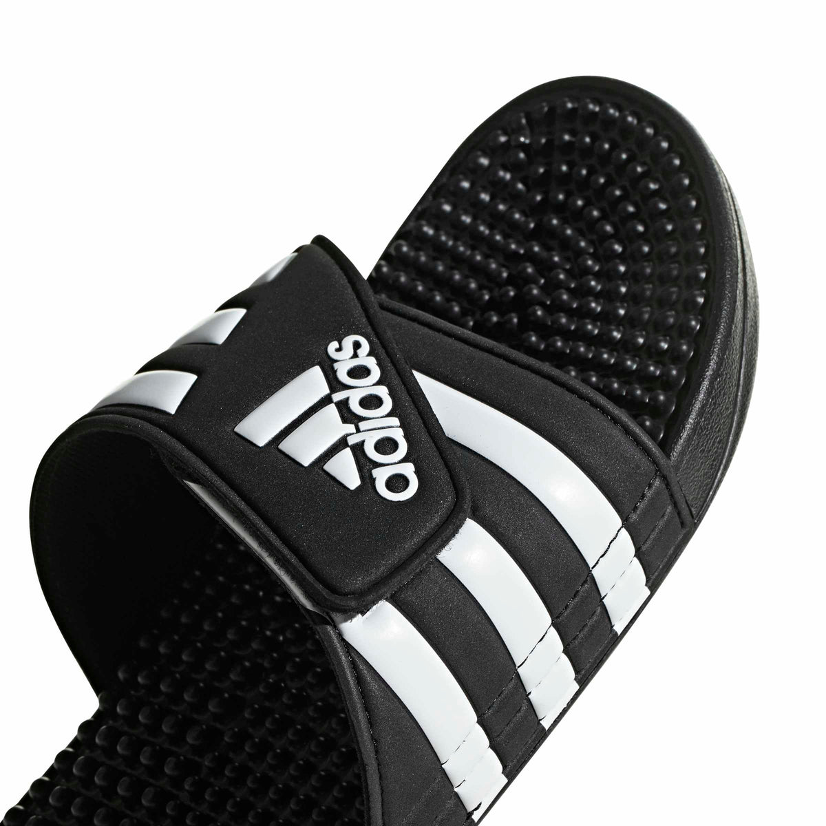 adidas Unisex-Adult Adissage, Black/White/Black, 8 🍁 All In One Marketplace Canada