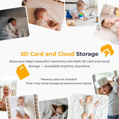 Arenti Baby Monitor 2 Cameras, Smart WiFi 6 Baby Cameras with 5-Inch Upgraded Wireless Display, 360° View, Auto-Night Vision, Temperature Sensor, Sound & Motion Detection, 2 Way Audio, VOX Mode (B2) 🍁 All In One Marketplace Canada