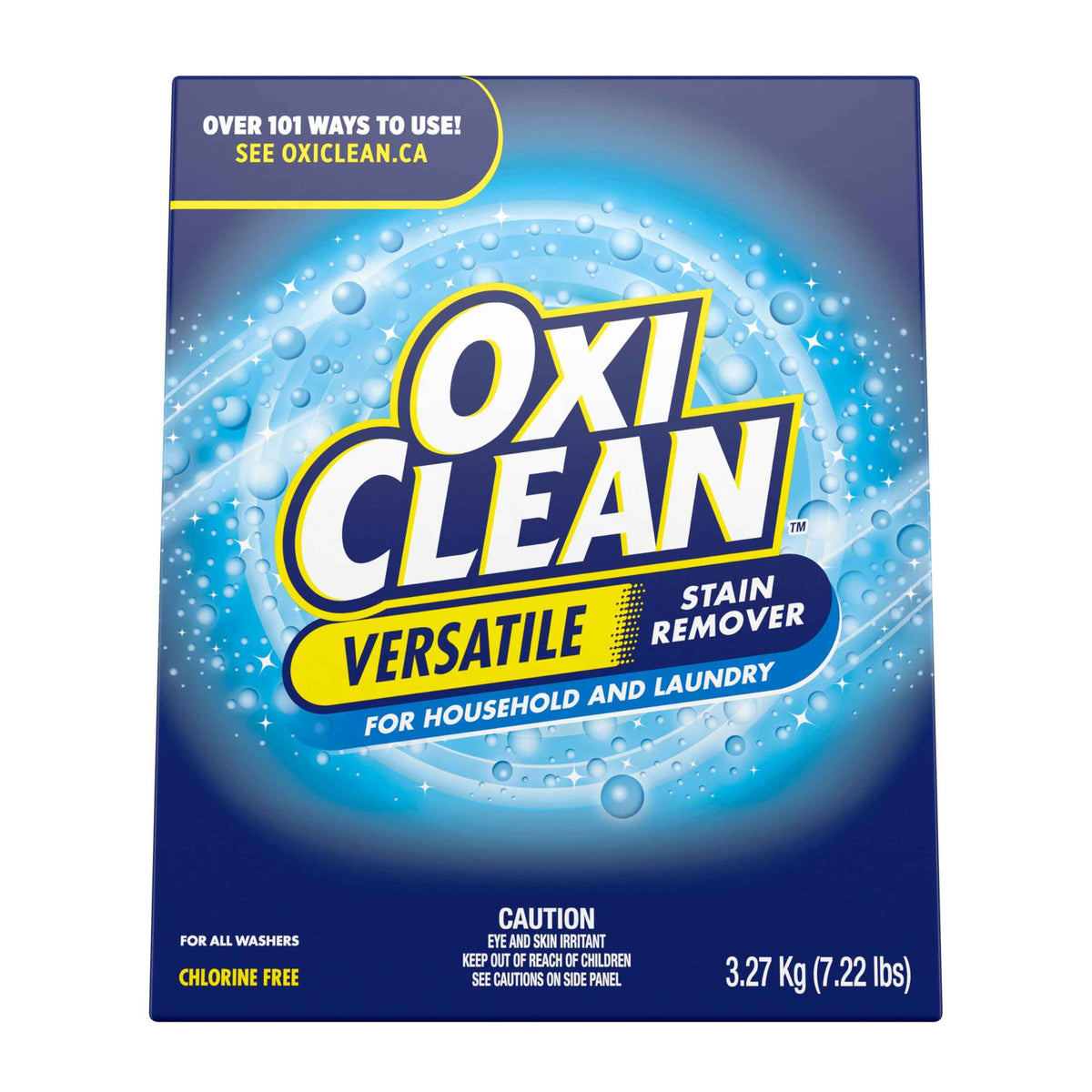 OxiClean Versatile Stain Remover Powder for Household, Laundry, Carpet, and Upholstery - Colour Safe, Chlorine Bleach Free, 3.27 kg 🍁 All In One Marketplace Canada