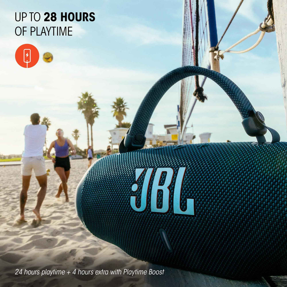JBL Charge 6 - Portable Waterproof & Drop-Proof Bluetooth Speaker, Bold Pro Sound with AI Sound Boost, 28Hrs of Playtime, Built-in powerbank & Comes with a Sturdy/Removable Carrying Strap (Purple) 🍁 All In One Marketplace Canada