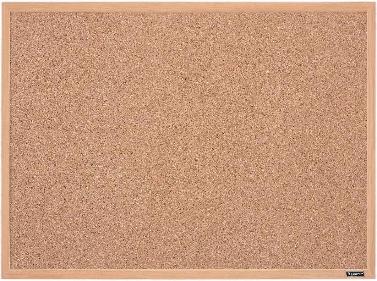 Quartet Natural Cork Bulletin Board, 23” x 17”, Wood Finish MDF Frame, Self-healing Cork (2642638034) 🍁 All In One Marketplace Canada