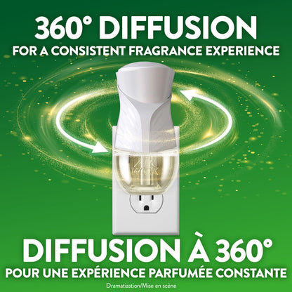 Air Wick Plug In Scented Oil Air Freshener for Home – Infused with Essential Oils, Adjustable Fragrance Control – Crisp Linen Scen – Includes 2 Warmers & 5 Refills 🍁 All In One Marketplace Canada