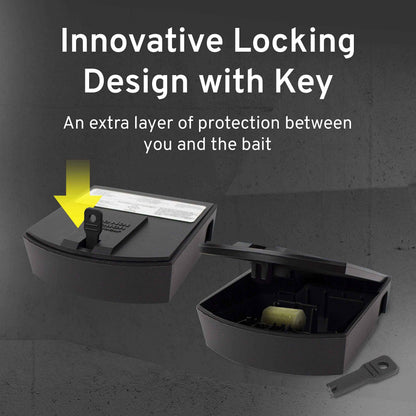 Victor Fast-Kill Refillable Mouse Poison Bait Station - Mouse Poisoning Bait - Mice Poisoning Station - Reusable Rodent Bait Stations 🍁 All In One Marketplace Canada