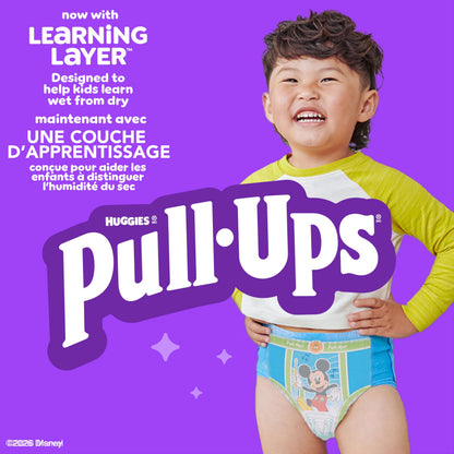 Huggies Size 6 Diapers, Boys Potty Training Underwear, Easy Open Training Pants 4T-5T, Pull-Ups Learning Design for Toddlers, 56ct, Giga Pack 🍁 All In One Marketplace Canada
