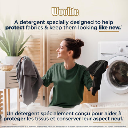 Woolite Darks Laundry Detergent for Dark Clothing; 2.96 L, 66 Loads; Helps Keep Clothes Looking Like New with Advanced Care & Fabric Guard Complex; Protects from Fading & Pilling Up 20 Washes 🍁 All In One Marketplace Canada