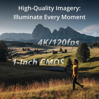 DJI Osmo Pocket 3 Creator Combo, Vlogging Cameras with 1'' CMOS, 4K/120fps Vlog Camera, 3-Axis Stabilization, Face/Object Tracking, Mic Included for Clear Sound, Digital Vlogging Camera for YouTube 🍁 All In One Marketplace Canada