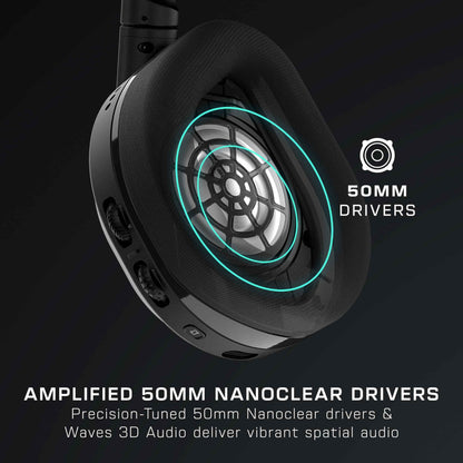 Turtle Beach Stealth 600 Wireless Multiplatform Amplified Gaming Headset for PC, PS5, PS4, & Mobile – Bluetooth, 80-Hr Battery, Noise-Cancelling Flip-to-Mute Mic, Waves 3D Audio –Black 🍁 All In One Marketplace Canada