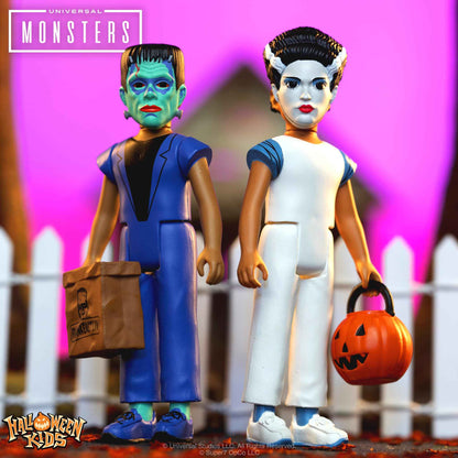 Super7 Halloween Kids Universal Monsters Frankenstein Boy - 3.75" Universal Monsters Movies Action Figure with Accessory Classic Movie Collectibles