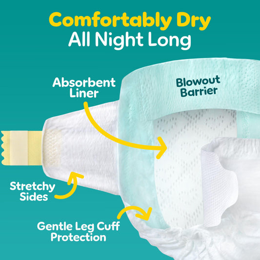 Pampers Swaddlers Diapers, Size S7 (26-50 lbs), 66 Count, Absorbent, Keeps Baby Dry and Comfortable, Skin Safe Disposable Baby Diaper 🍁 All In One Marketplace Canada