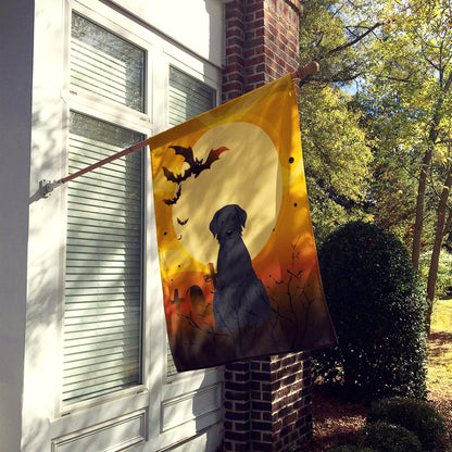 Caroline's Treasures BB4332CHF Halloween Giant Schnauzer Flag Canvas House Size, Large, Multicolor