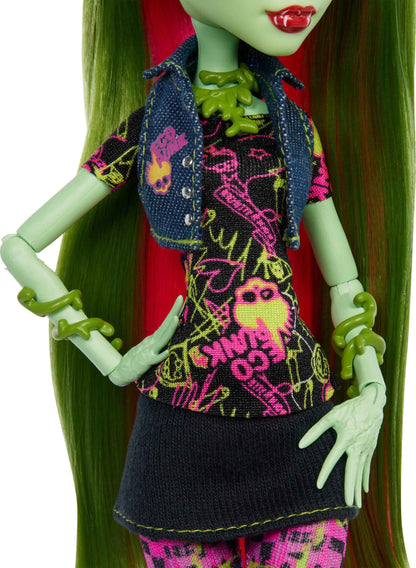 Monster High Boo-riginal Creeproduction Doll, Venus McFlytrap Collectible Reproduction with Doll Stand, Diary, and Pet Chewlian 🍁 All In One Marketplace Canada