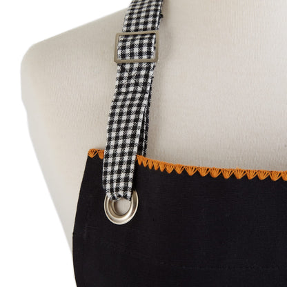 DII Happy Halloween Collection Goth Style Spooky Kitchen Apron, One Size, Basic Witch