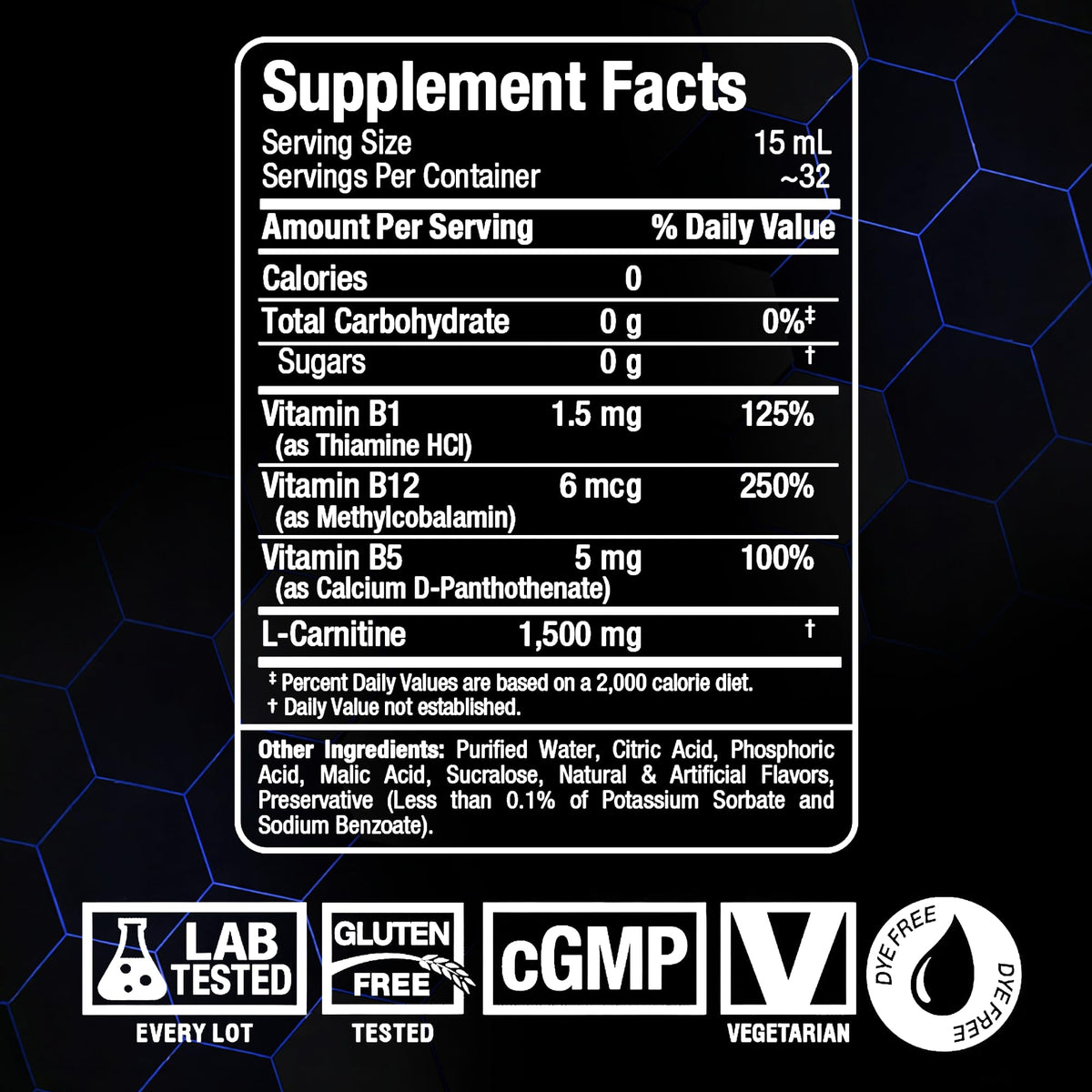 ALLMAX Nutrition Liquid L-Carnitine 1500 Miligrams, Blue Raspberry, 16 oz (473 ml) 🍁 All In One Marketplace Canada