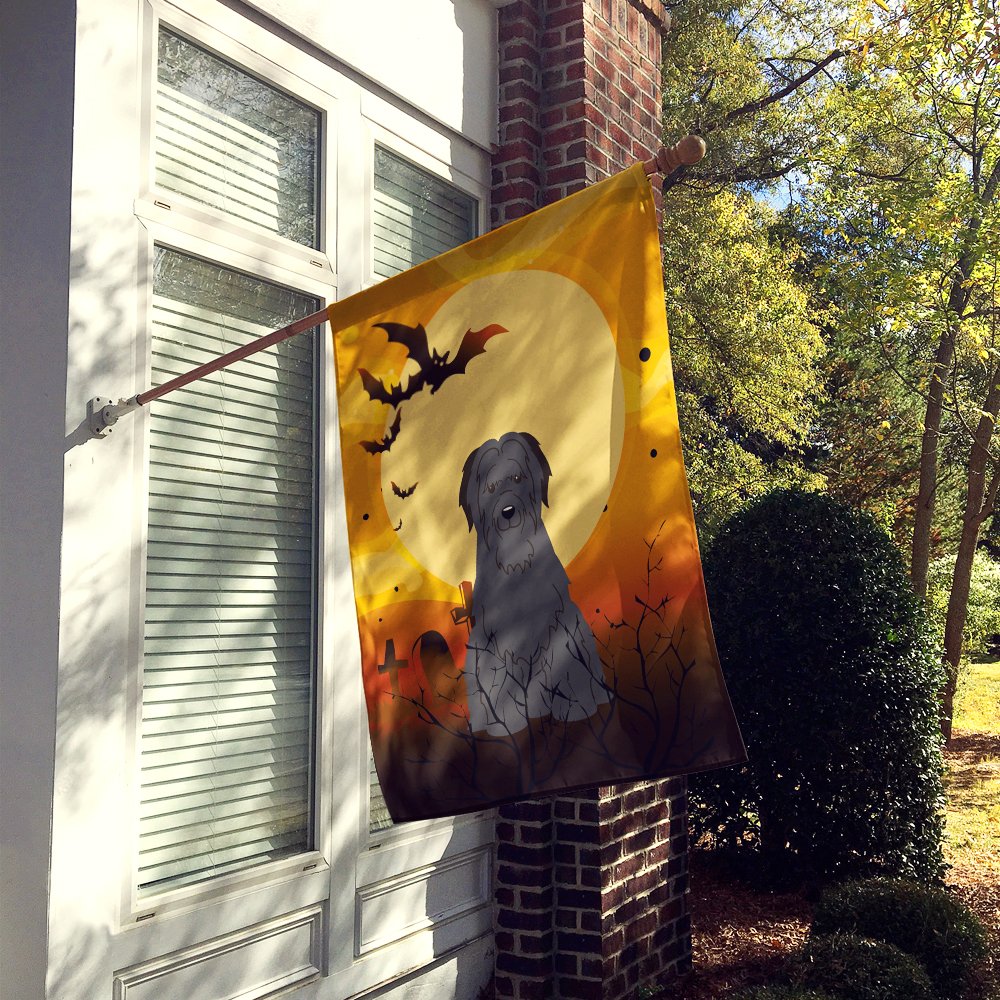 Caroline's Treasures BB4347CHF Halloween Briard Black Flag Canvas House Size, Large, Multicolor