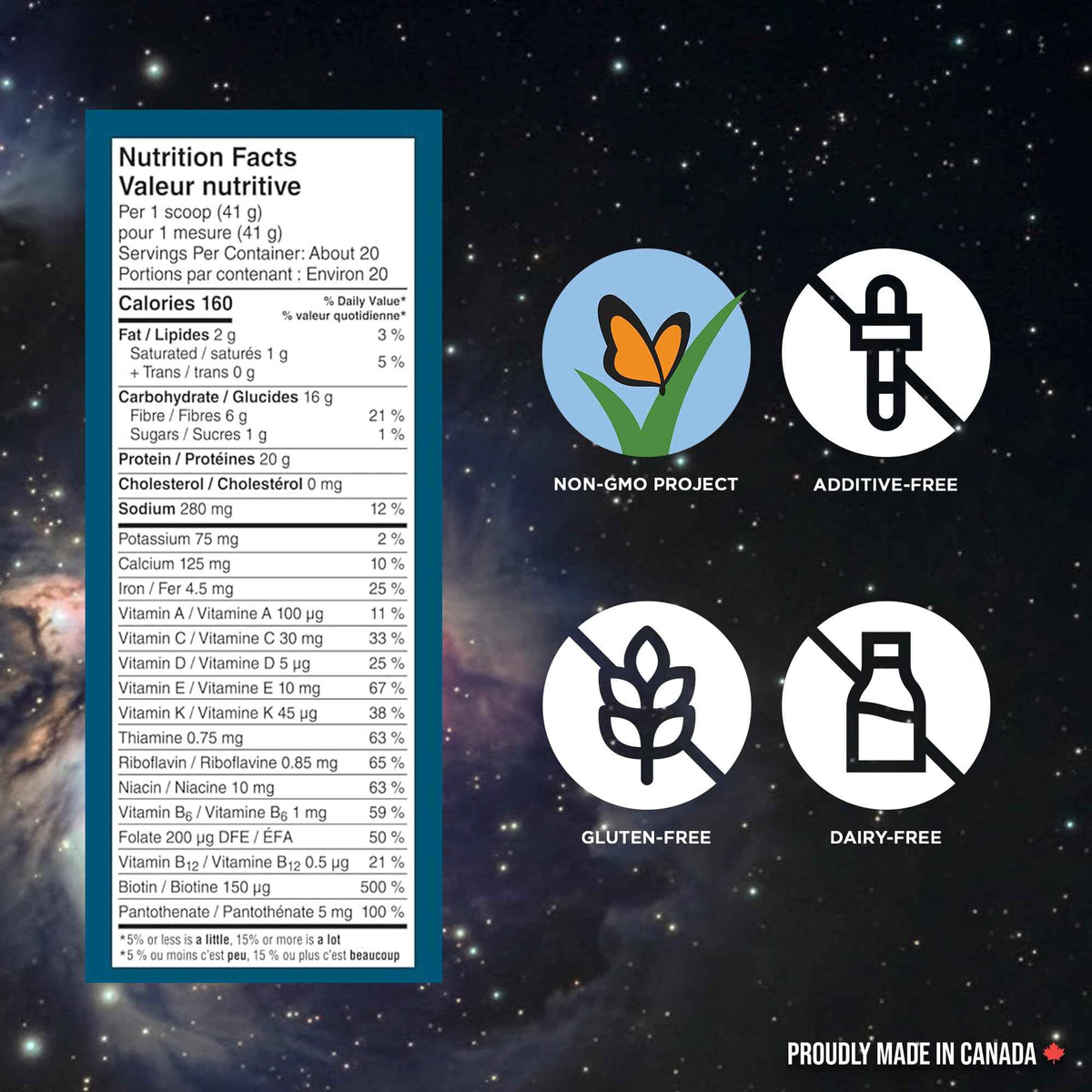 Vega Premium All-in-One Nutrition Protein Powder – 20g Plant-Based Vegan Protein, Vitamins & Probiotics, Vanilla, 827g (20 Servings) 🍁 All In One Marketplace Canada