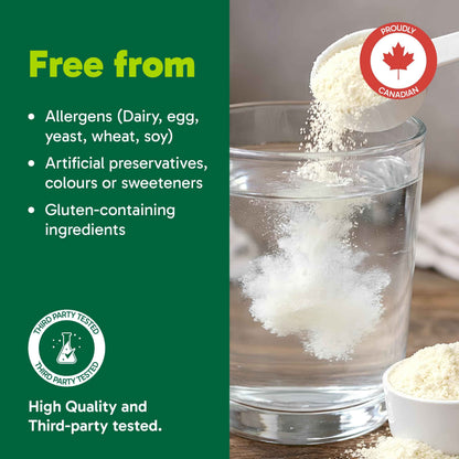 Organika Canadian-Made Creatine Powder - Pure Micronized Creatine Monohydrate - NSF Certified - Supports Strength, Muscle, Recovery and Performance for Men and Women - Unflavoured - 1KG, 200 servings 🍁 All In One Marketplace Canada