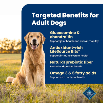 Blue Buffalo Life Protection Formula Adult Dry Dog Food, Helps Build and Maintain Strong Muscles, Made with Natural Ingredients, Fish & Brown Rice Recipe, 11.7kg/26lbs Bag 🍁 All In One Marketplace Canada