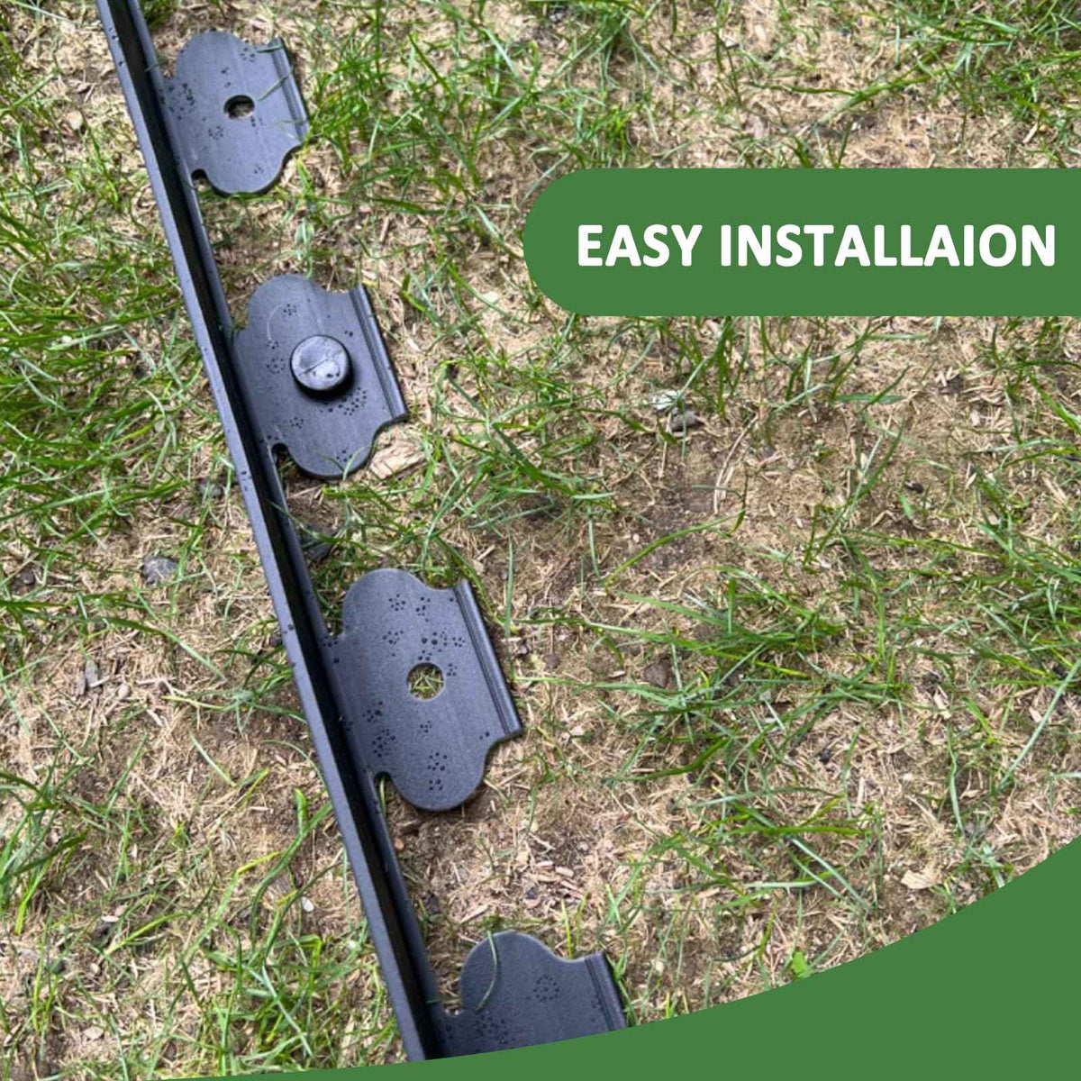 40Ft Garden Edging Border 2-inch Height with 40 Pcs 6-inch Plastic Stakes Landscape Edging Border Paver Edging Kit for Lawn, Yard, Flower Beds 🍁 All In One Marketplace Canada