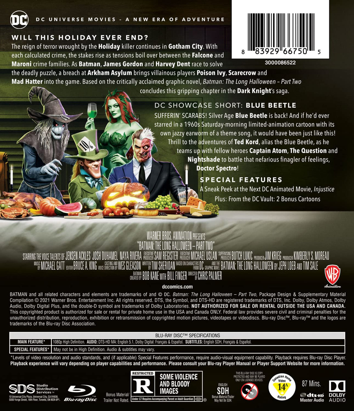Batman: Long Halloween Part Two (Blu-Ray/Digital)