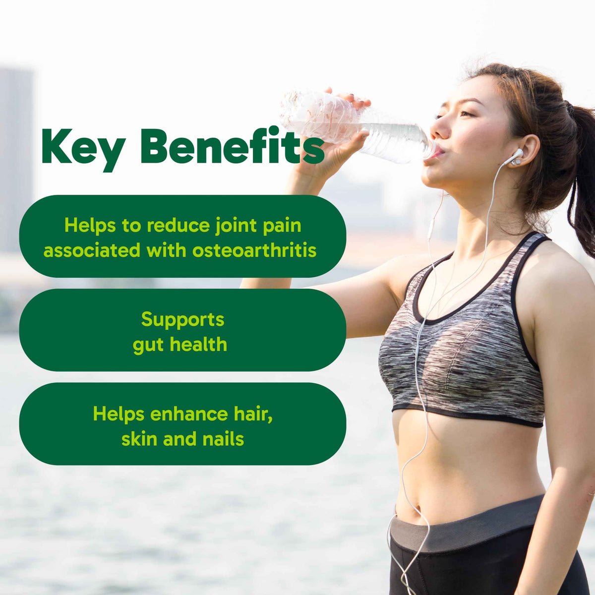 Organika Enhanced Collagen Protein Capsules - For Healthy Hair, Skin, Nails, Joints - Hydrolyzed For Better Absorption – Grass-Fed, Non-GMO - 240 Capsules 🍁 All In One Marketplace Canada