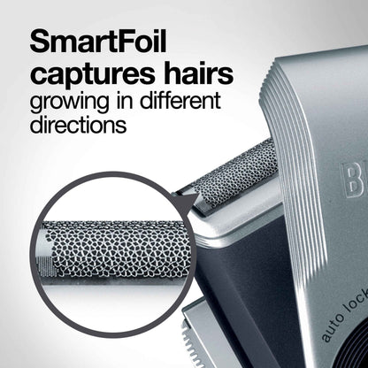 Braun M90 Mobile Shaver for Precision Trimming, Great for Travel, Black/Silver 🍁 All In One Marketplace Canada