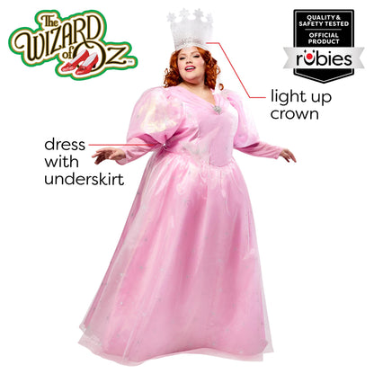 Rubies Women's Wizard of Oz Glinda Plus Size Costume for Themed Party and Halloween, 3X