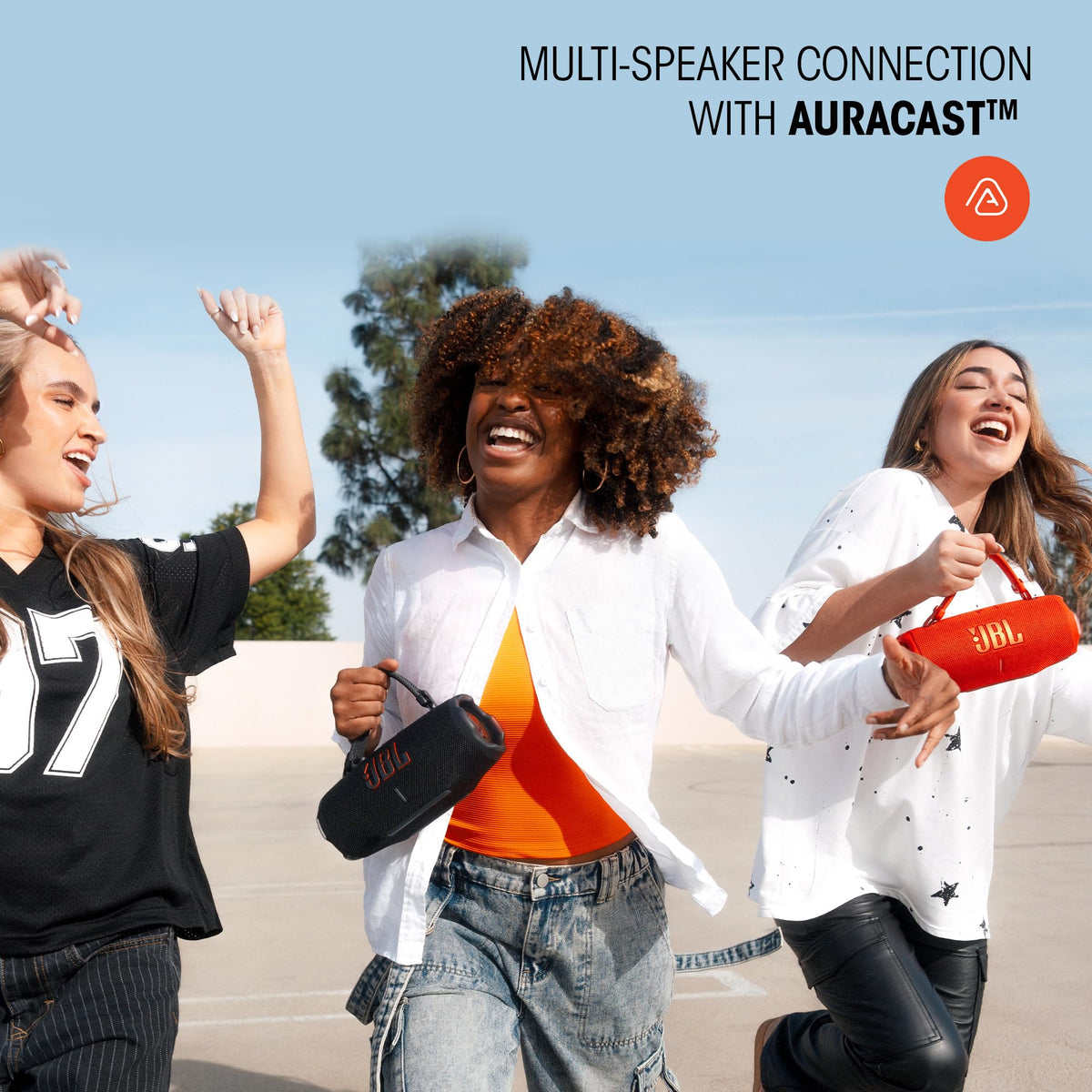 JBL Charge 6 - Portable Waterproof & Drop-Proof Bluetooth Speaker, Bold Pro Sound with AI Sound Boost, 28Hrs of Playtime, Built-in powerbank & Comes with a Sturdy/Removable Carrying Strap (Sand) 🍁 All In One Marketplace Canada