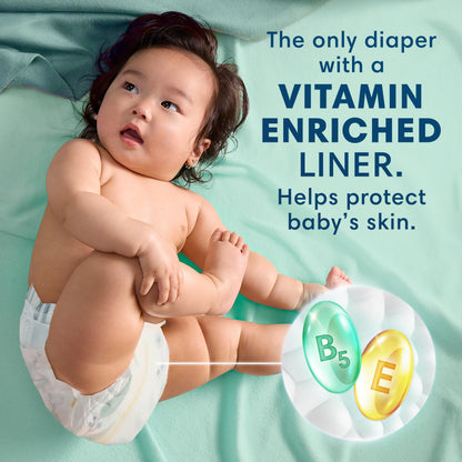 Pampers Pure Baby Diapers, Size 4, Up to 100% Leakproof, Premium Hypoallergenic Soft Diapers, 1 Pack (Count of 58) 🍁 All In One Marketplace Canada