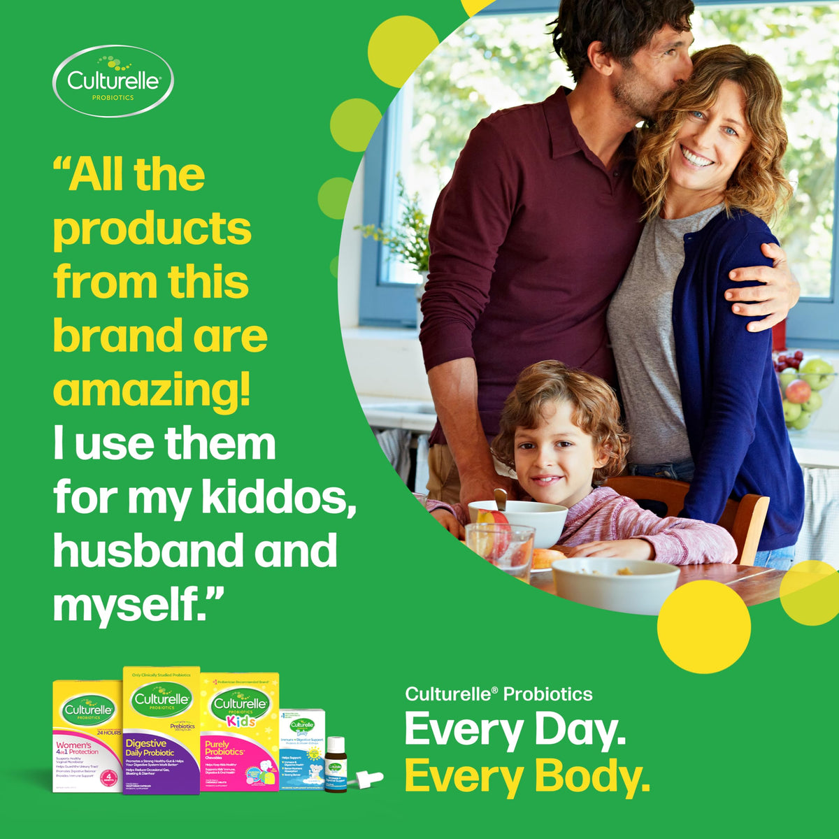 Culturelle Kids Daily Probiotic Chewable for Kids, With 100% Naturally Sourced Lactobacillus GG Strain, Most Clinically Studied Probiotic, Pediatrician Recommended, Berry Flavor, 60 Count Chews 🍁 All In One Marketplace Canada