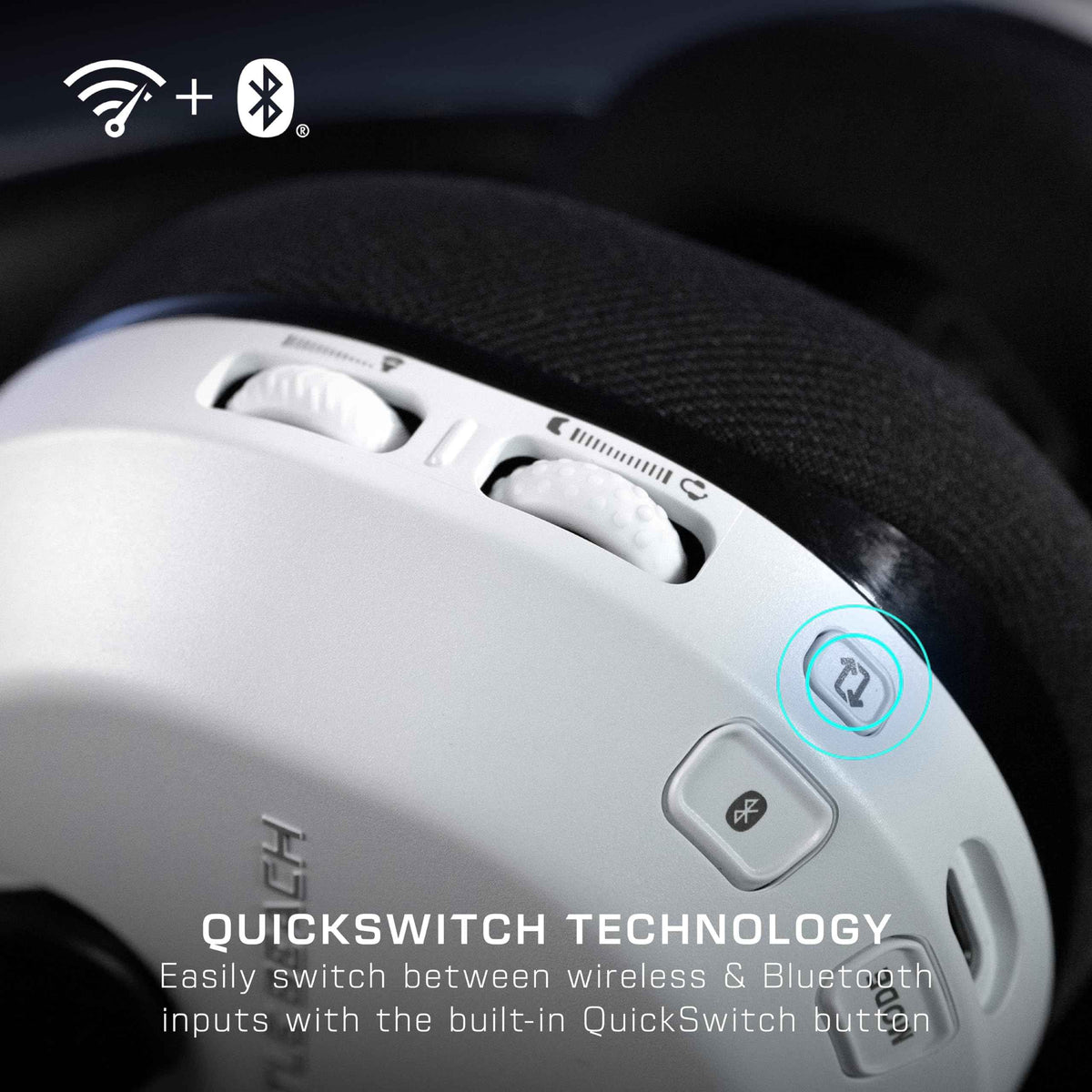 Turtle Beach Stealth 600 Wireless Multiplatform Amplified Gaming Headset for PS5, PS4, PC, Nintendo Switch & Mobile – Bluetooth, 80-Hr Battery, Noise-Cancelling Flip-to-Mute Mic, 50mm Speakers – White 🍁 All In One Marketplace Canada