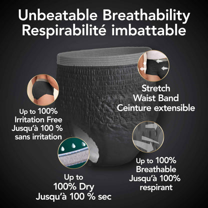 Depend Real Fit Adult Incontinence Underwear for Men, Maximum Absorbency, L/XL, Grey, 52 Count 🍁 All In One Marketplace Canada