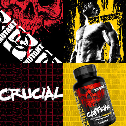 Mutant Caffeine - Maximum strength - 200mg caffeine equivalent - 240 tablets 🍁 All In One Marketplace Canada