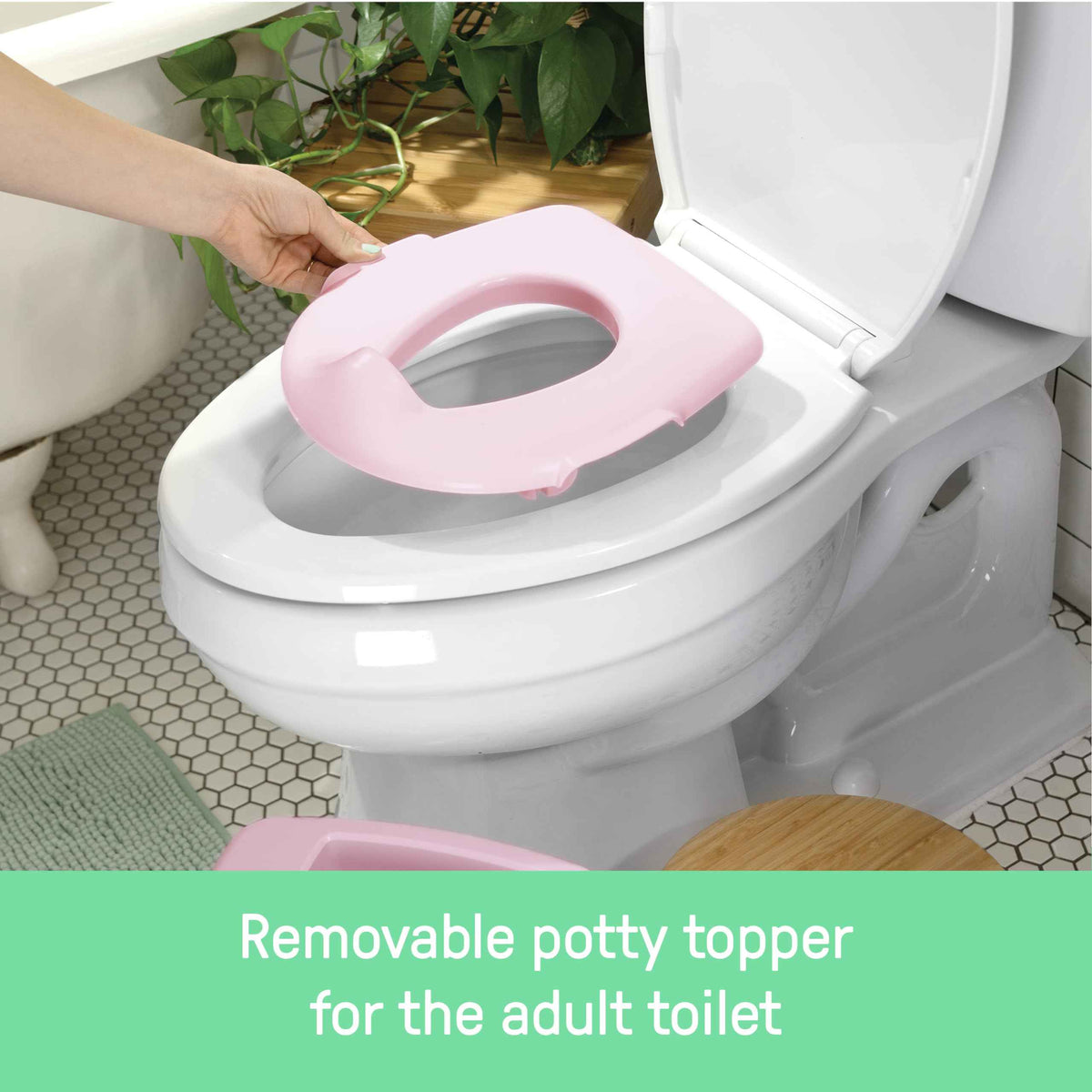 Summer by Ingenuity My Size Potty Pro in Pink, Infant Potty Training Toilet, Lifelike Flushing Sound, For Ages 18 Months, Up to 50 Pounds 🍁 All In One Marketplace Canada