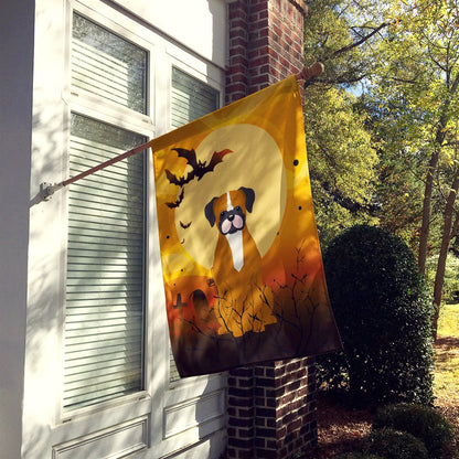 Caroline's Treasures BB4382CHF Halloween Flashy Fawn Boxer Flag Canvas House Size, Large, Multicolor