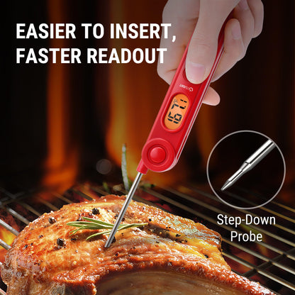 TempPro TP03B Digital Instant Read Meat Thermometer, Cooking Candy Kitchen Food Thermometer with Backlight LCD for BBQ Grill Oil Deep Fry Brewing Wine Making (Previously ThermoPro) 🍁 All In One Marketplace Canada
