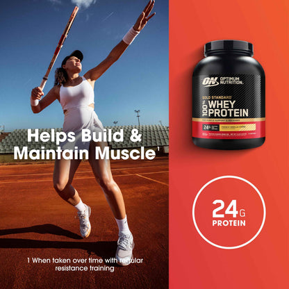 Optimum Nutrition Gold Standard 100% Whey Protein Powder, 2.270g - French Vanilla - 73 servings (packaging may vary) 🍁 All In One Marketplace Canada