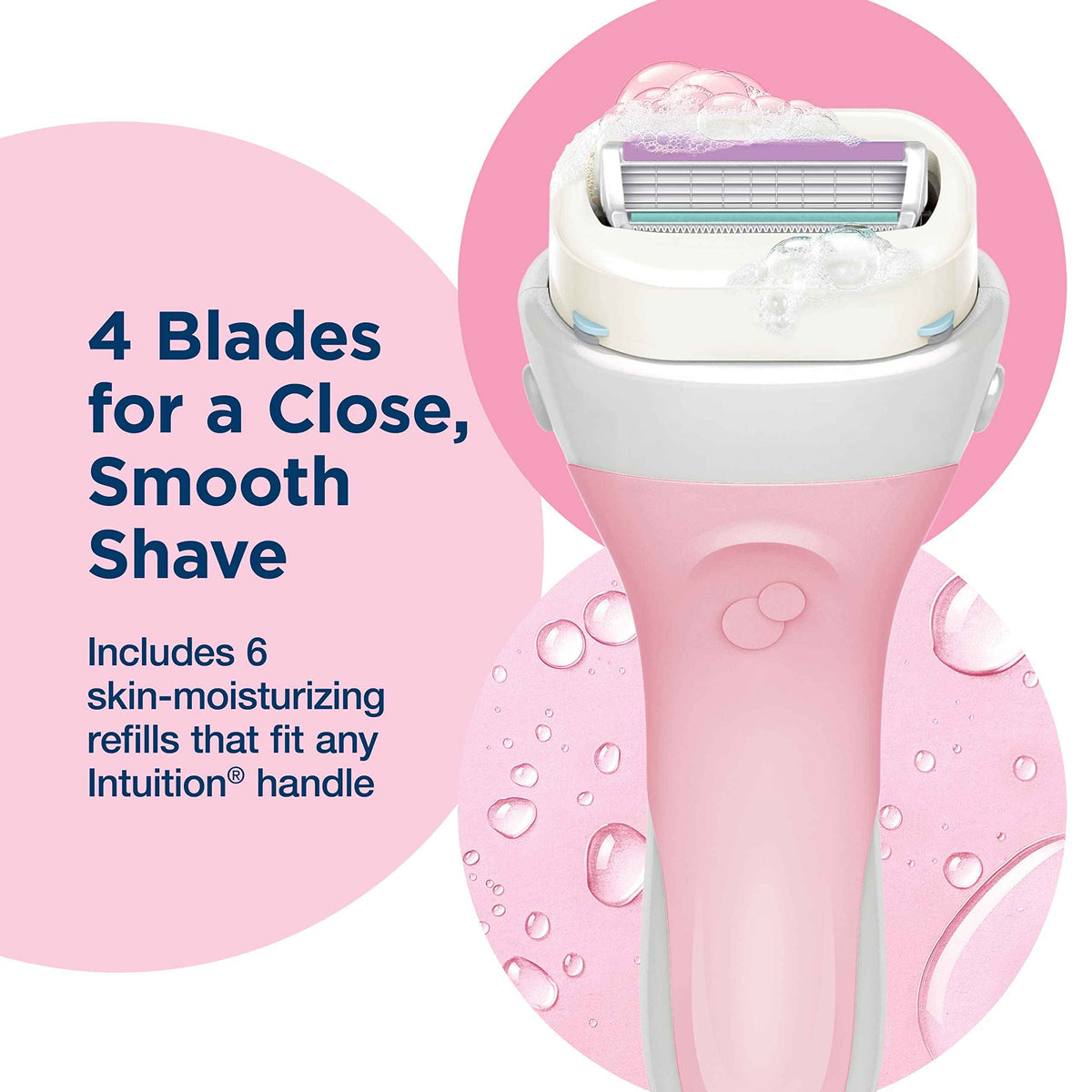 Intuition Schick Advanced Moisture Womens Razor Refills with Shea Butter, 6 count, Pack of 1 🍁 All In One Marketplace Canada