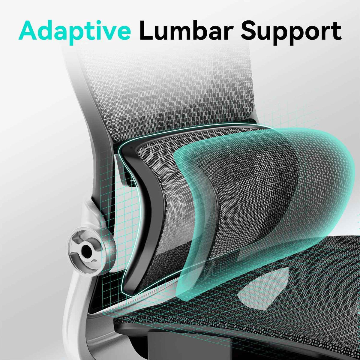 Ergonomic Office Chair,Office Chair with Tilt Function,Mesh Office Chair with Footrest,Ergonomic Chair with Adaptive Backrest, Adjustable Headrest and Flip-Up Armrests 🍁 All In One Marketplace Canada