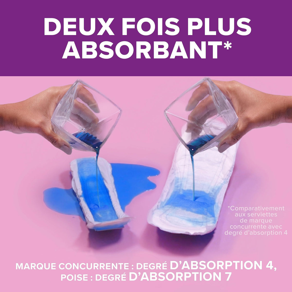 Poise Incontinence Pads for Women/Bladder Leakage Pads/Bladder Control Pads, 7 Drop, Ultra Absorbency, Long Length, 39 Count 🍁 All In One Marketplace Canada