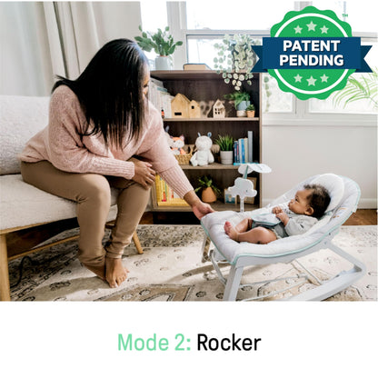 Ingenuity Keep Cozy 3-in-1 Grow with Me Vibrating Baby Bouncer, Seat & Infant to Toddler Rocker, Vibrations & Toy Bar, 0-30 Months Up to 40 lbs (Weaver) 🍁 All In One Marketplace Canada