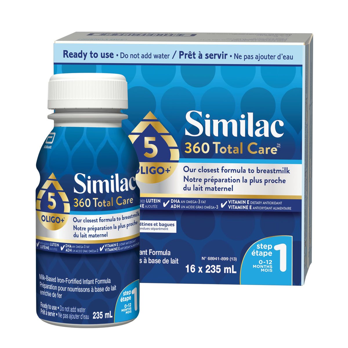 Similac 360 Total Care Step 1 Ready-To-Feed 16x235mL Bottles 🍁 All In One Marketplace Canada