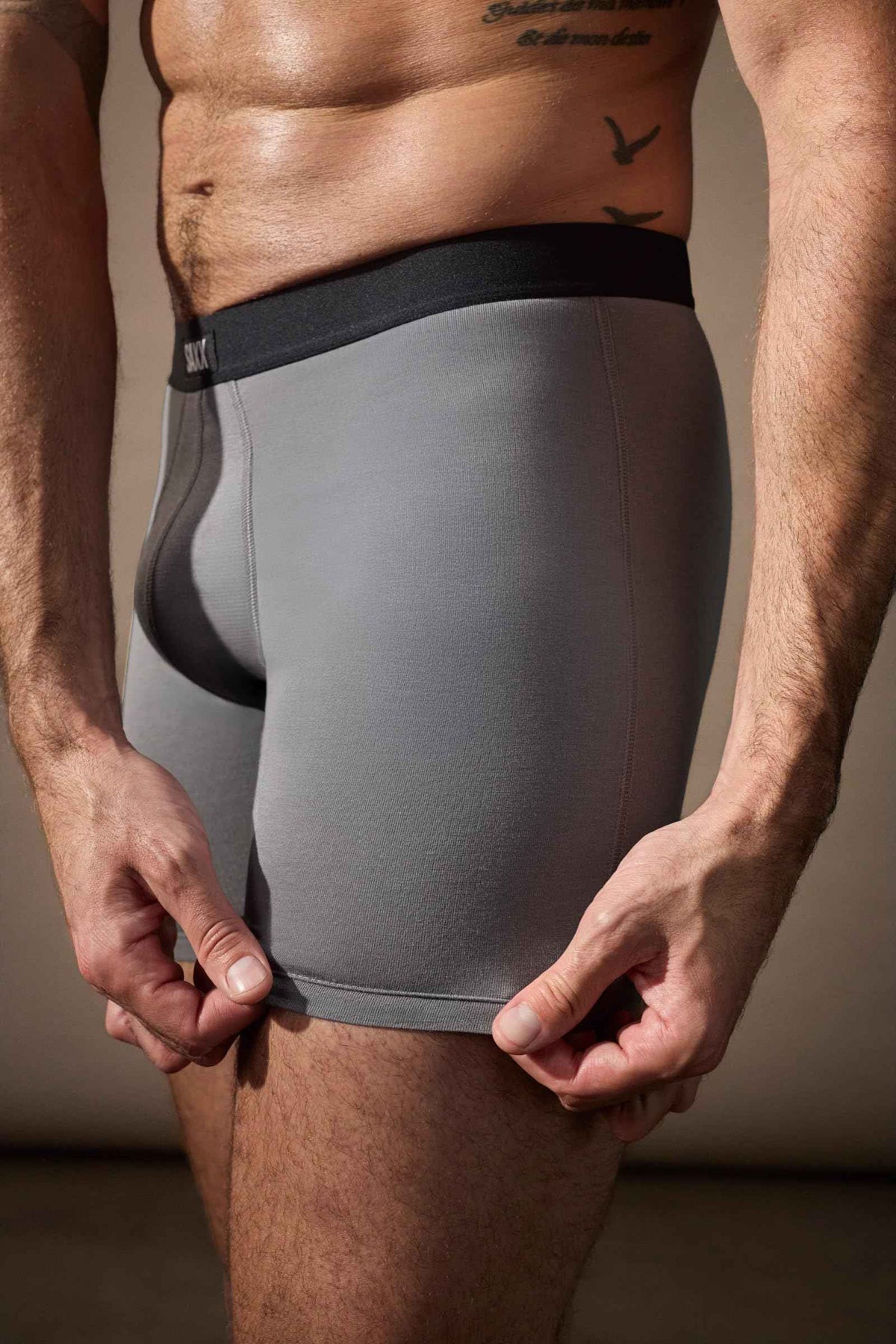 SAXX Underwear Co. Men's Core Cotton Boxer Brief Fly 3-Pack, Black/Shade/Dark Denim, X-Large 🍁 All In One Marketplace Canada
