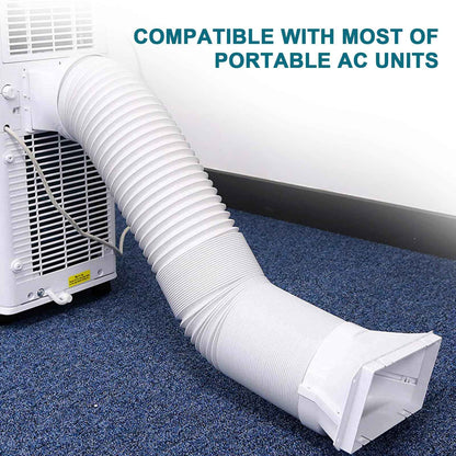 Portable Air Conditioner Hose with 5.9" Diameter & 80" Length Anti-Clockwise Thread, Universal Portable AC Exhaust Hose Air Conditioner Parts & Accessories 🍁 All In One Marketplace Canada