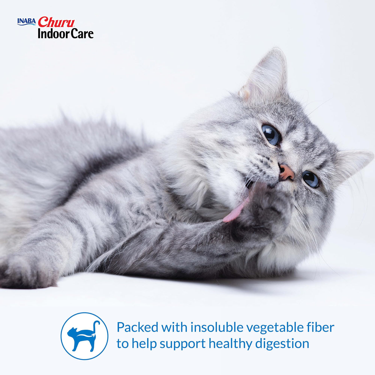 INABA Churu Indoor Care for Hairball Control, Functional Lickable Cat Treat with Taurine & Vitamin E, 14g Each, 24 Tubes Total, Chicken Recipe 🍁 All In One Marketplace Canada