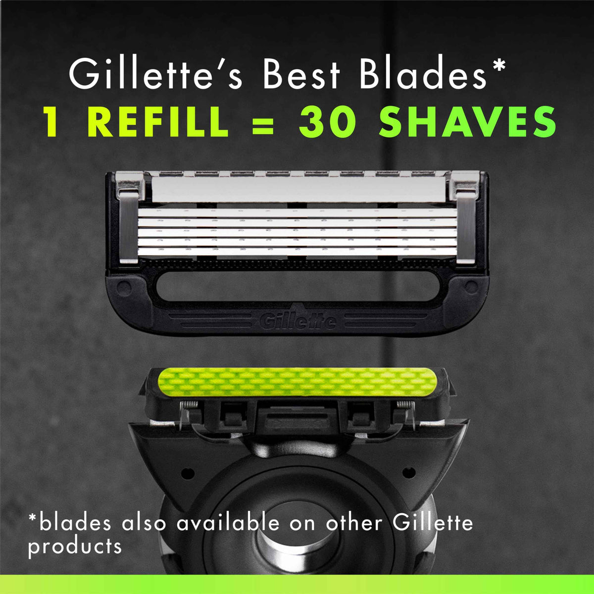 Gillette Labs Razors for Men, Razor Blades Refill, 5-Blade Cartridges, 12 Refills 🍁 All In One Marketplace Canada