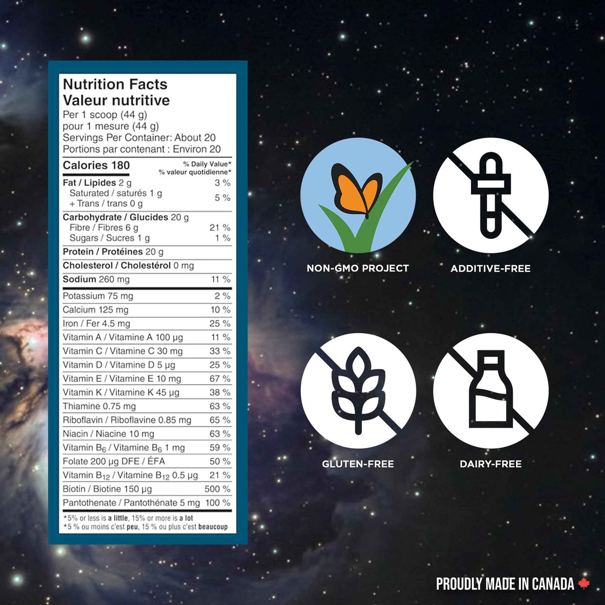Vega Premium All-in-One Nutrition Protein Powder – 20g Plant-Based Vegan Protein, Vitamins & Probiotics, Vanilla Chai, 874g (18 Servings) 🍁 All In One Marketplace Canada